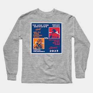 Marcus Semien & Martin Maldolado Lone Star Showdown Long Sleeve T-Shirt